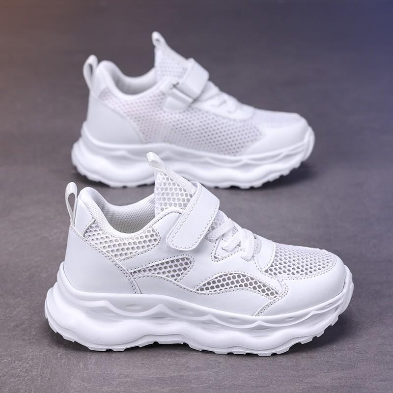 Kids Breathable Mesh Sneakers Boys Girls Running Walking School Sports Shoes Lightweight Comfortable Casual Footwear