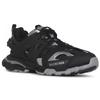 Balenciaga Mesh Low Top Chunky Sneakers Men's Black Silver 542023W2FSC1081