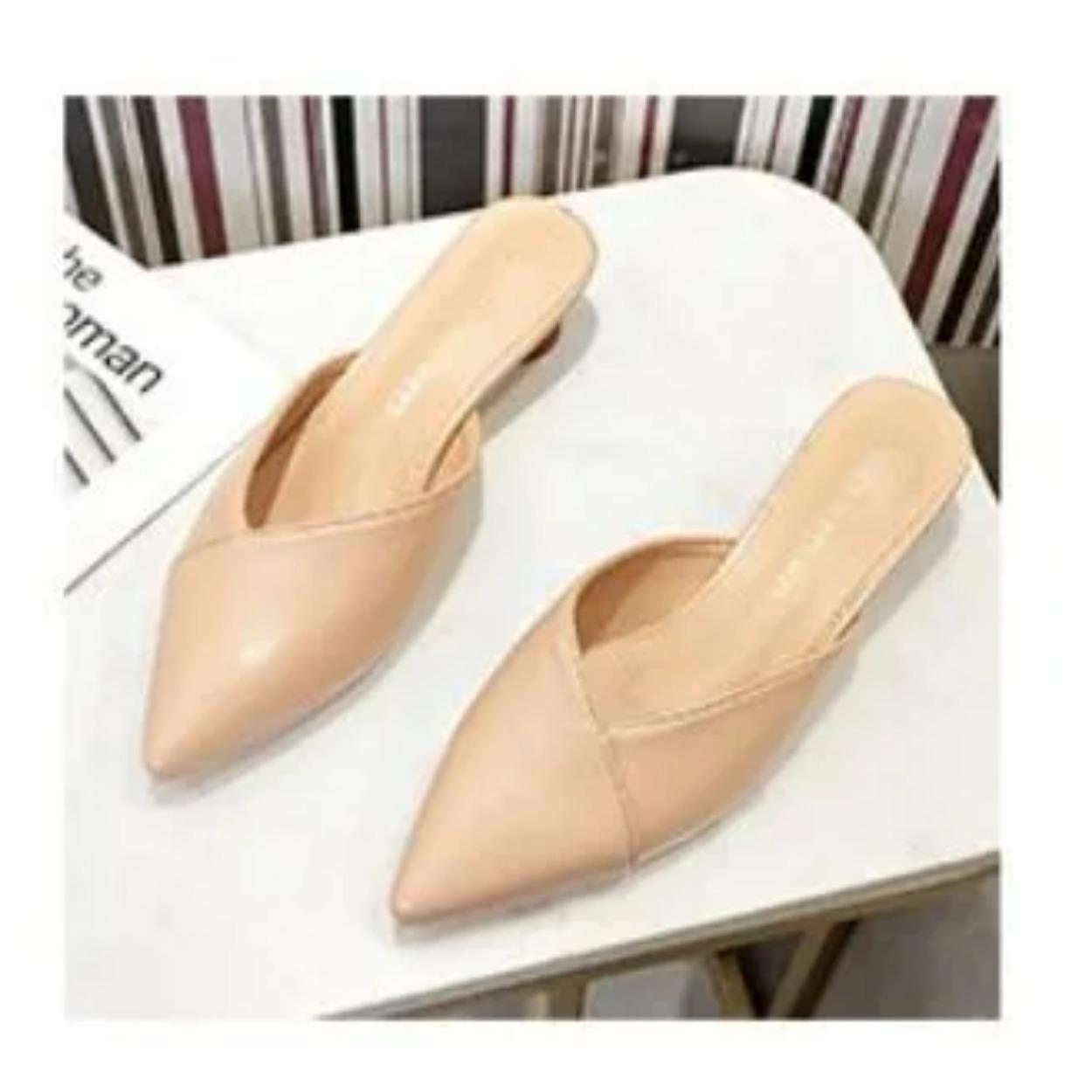 

Острые тапочки, женские туфли на высоком каблуке, новая летняя обувь, модные роскошные шлепанцы на квадратном каблуке, слипоны, лоферы, черные женские туфли для вечеринок 42(Foot 26cm)