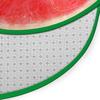 Fruit Round Area Rug, Watermelon Print Rug Non-Slip Circle Floor Mat for Bedroom Living Room Outdoor Study Playing Home