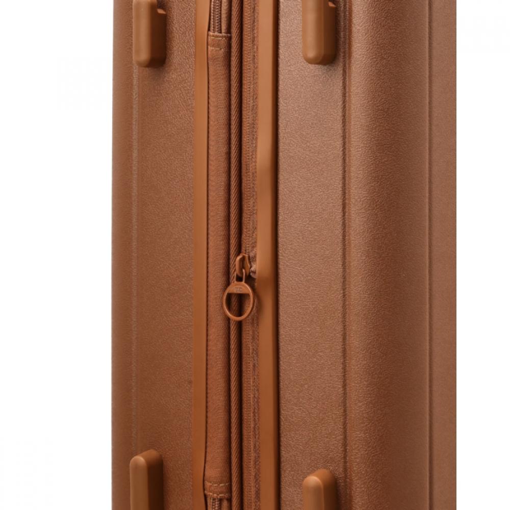 Daks Brown Solid Polycarbonate Hard Carrier 21inch Dbba6e521w2