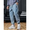Men's Jogger Jeans Streetwear Black Blue Casual Denim Cargo Pants Stretch Taper Jeans Baggy Trousers