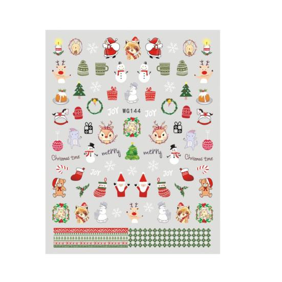 Exquisite Nail Art Patch Christmas Patterns Various Styles DIY