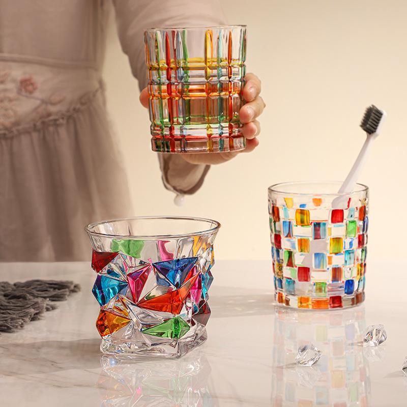 Luxury Glass Toothbrush and Mouthwash Cup Set for Couples