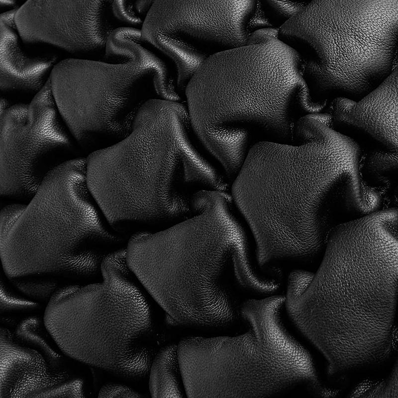 COS Quilted Puffed Pleated Lambskin Cloud Bag Tote Crossbody Shoulder Bag Women bags Black 1200506001