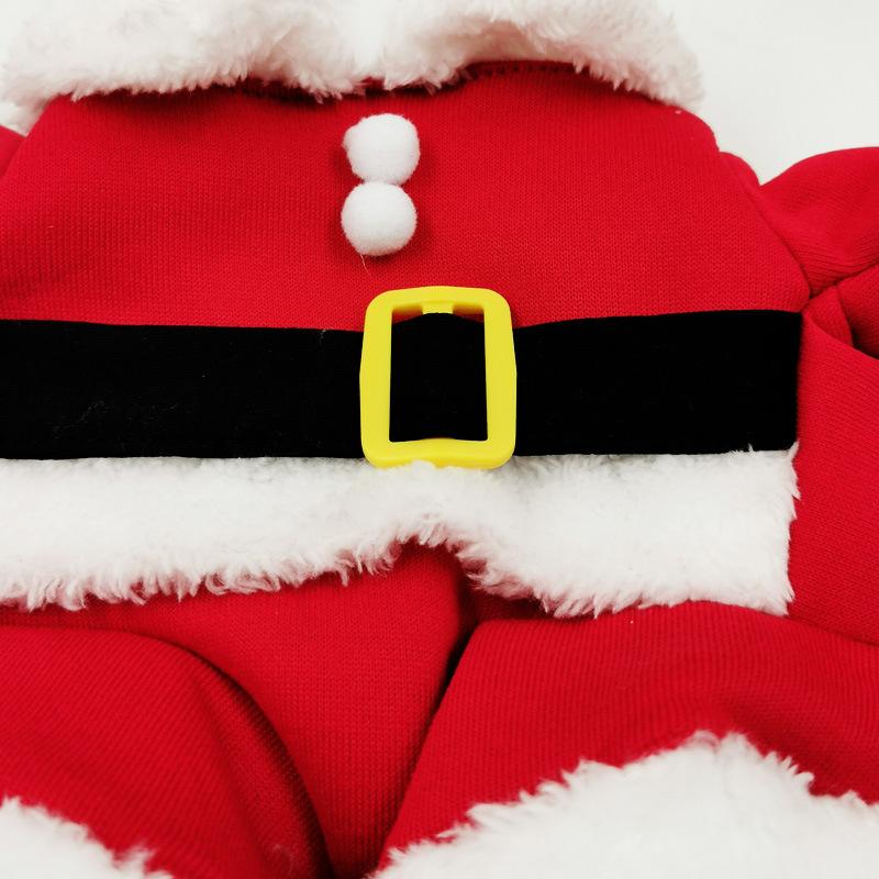 Kedi Köpek Noel Cosplay Kostümleri Küçük Orta Boy Köpekler Kediler Komik Parti Yaratıcı Yenilik Yavru Köpek Yavrusu Giysileri Yorkies Evcil Hayvan Mont