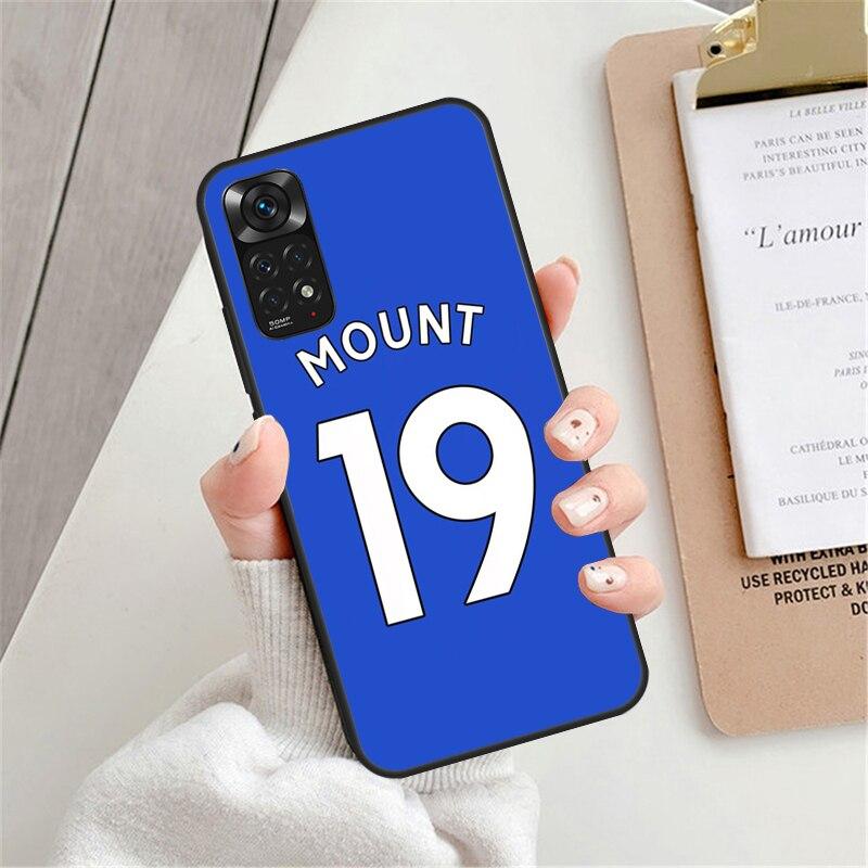 Football Player Name Number Case For Xiaomi Redmi 9 10 9C 10A 10C Cover For Redmi Note 7 8 9 10 11 Pro 8T 9S 10S 11S
