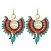 Bohemian Earrings Hand-woven Retro Vacation Versatile Temperament Earrings Women's Long Earrings