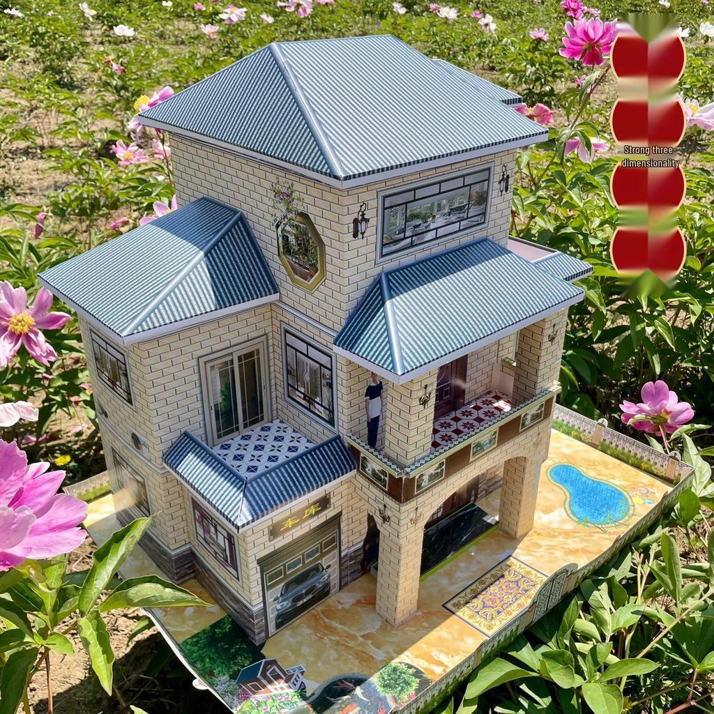 Spirit House Crafts & Supplies: Paper Houses, Figures, and Money for Anniversaries & Festivals