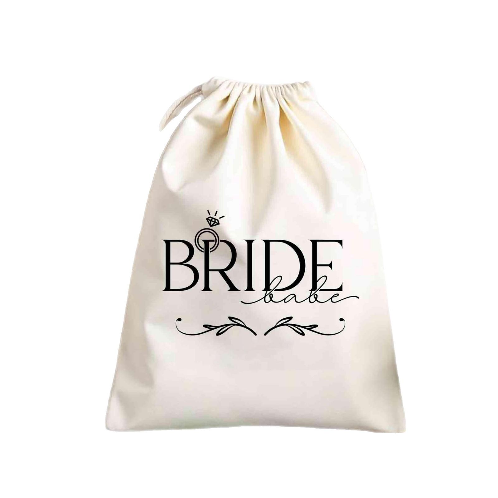

Bride, Babe, Linen Bundle Pockets, Wedding Party Decorations, Bridal Souvenirs, Storage Bags, Wedding Supplies, Available In Various Sizes 10*14(15g)