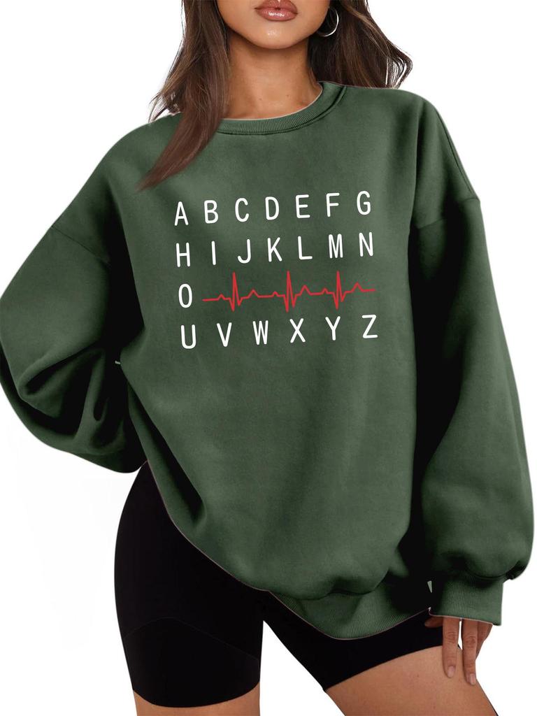 Casual Temperament Women's Thickened Warm Loose Comfort Hoodie