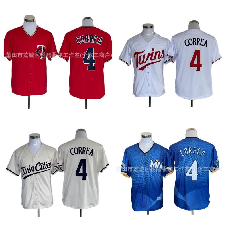 Baseball Jersey Twins 4 Correa Fan Edition Team Sports Uniform Adult Unisex