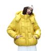 Hot-selling short cotton clothes  winter new fashion warm puffs thickened hooded cotton-padded clothes  coat tide