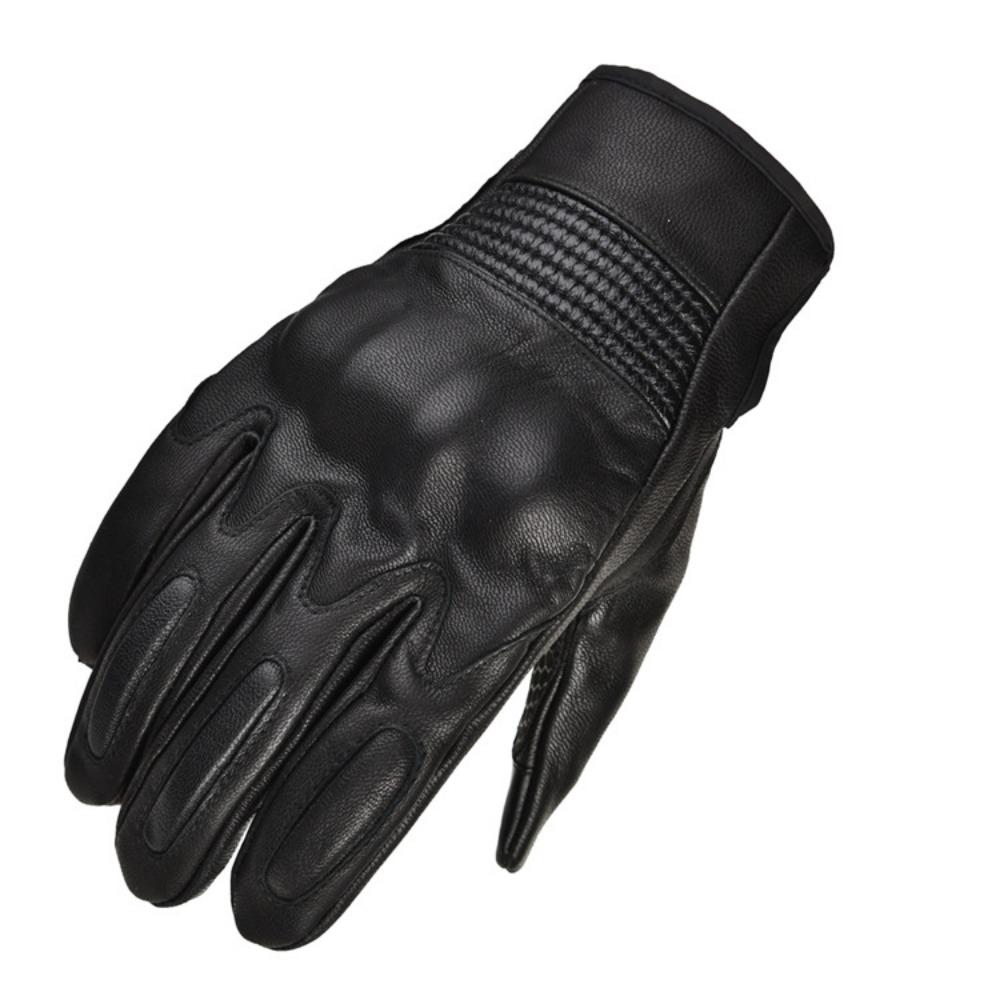 Locomotive gloves men's outdoor sports touch screen non-slip protective sheepskin wear-resistant racing motorcycle gloves