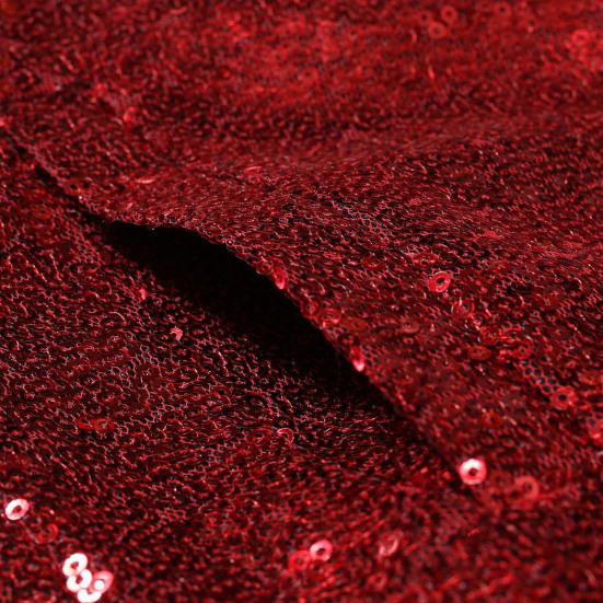 Men Sequin Jacket Stand Collar Shiny Long Sleeves Slim Fit Zipper Closure Cardigan Mid Length Stage Show Dance Performance Coat