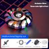 Edc Fidget Toy Luminous All-Metal Fidget Spinner - Mini Smart Gyro Set for Stress Relief & Focus - Adult & Kids Gift