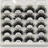 RED SIREN Fluffy Lashes Mink 25mm False Eyelashes Makeup Long Natural Volume 3d Eyelashes Extension Wholesale Mink Eyelashes