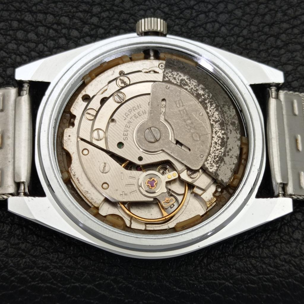 AUTOMATIC VINTAGE REFURBISHED SEIKO 5 JAPAN 6309A MENS WHITE WATCH a441182-4 Sk-a441182