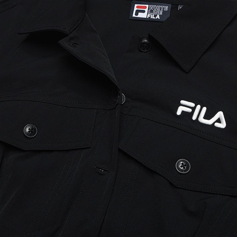 FILA Original Cool Touch Simple Short Sleeve Dress Women dresses F51W639304FBK