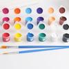 Solides 12 Aquarellpigment Keramik Malerei Pinsel DIY Kunsthandwerk Set