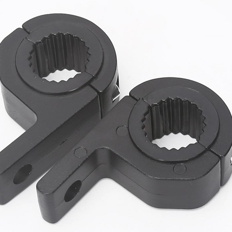 Light Bar Mounts Fog Light Bracket Adjustable Heavy-Duty Rack Clamp 6-shaped Clip For Motorcycle ATV Boat Golf Dirtbike