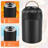 500ml Vacuum Insulat Food Jar Stainless Steel Lunch Box with Spoon Thermal Food Container Vacum Insulat Cup Leak Proof Bento Box