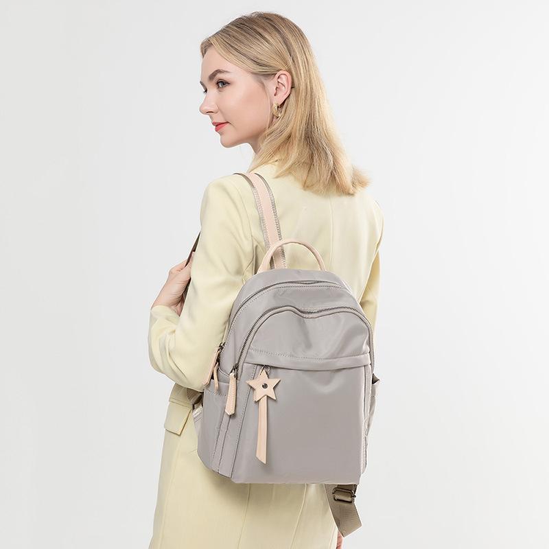 Oxford Cloth Backpack for Women New Style Spring Easy To Match Simple Casual Backpack Large Capacity Travel Bag School Bag