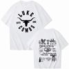 Luke Combs T-Shirts Western Country Music Mann Frau Harajuku O-Ausschnitt Kurzarmshirts Fans Geschenk Mode T-Shirt für Männer Y2K
