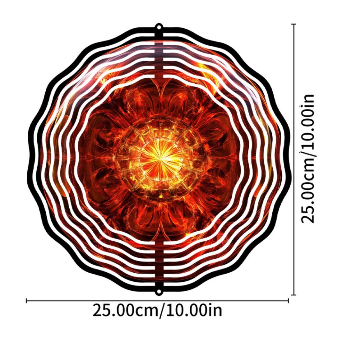 

Солнечный ветряной спиннер, Металлическая кинетическая скульптура, Садовый декор для улицы, двора, заднего двора, веранды 01A