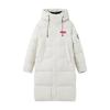 Winter Knee-Length Hooded Couple Puffer Coat Loose Fit Thick Warm Cotton Jacket Women
