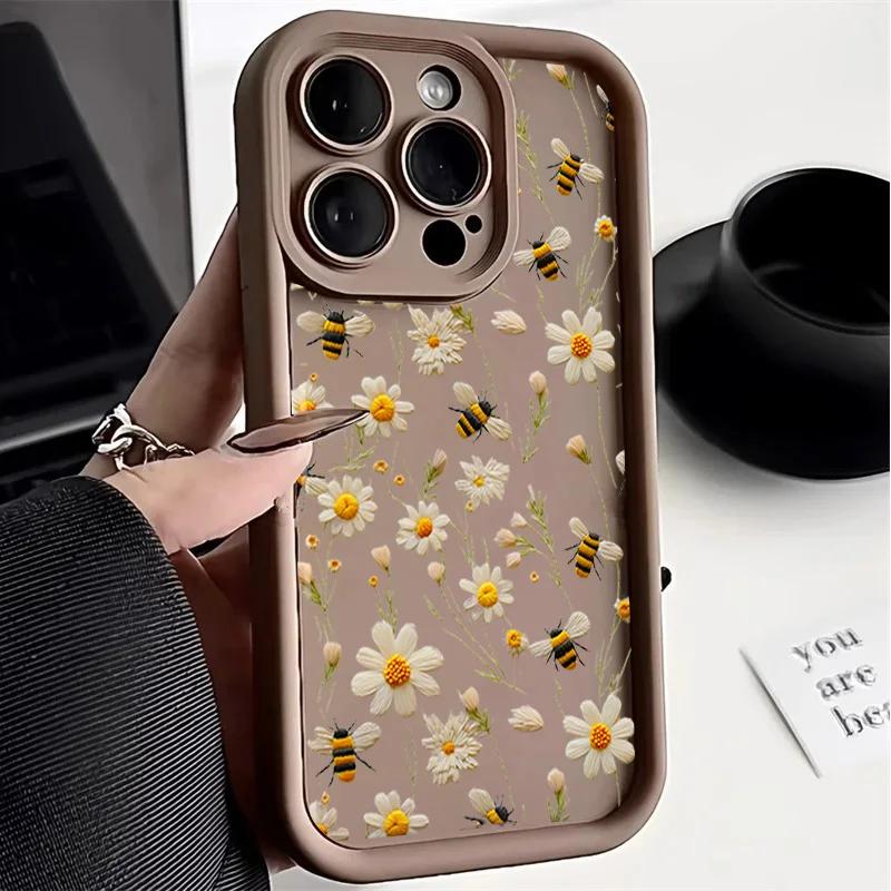 

INS Чехол с цветочным принтом «Ромашки» для Infinix Note 40 Hot 50 40 Pro 30i 30 Play 40i Smart 10 Plus 9 8 GT 30 Tecno Spark 30C 10 Pro 20C Infinix Note 40 5G