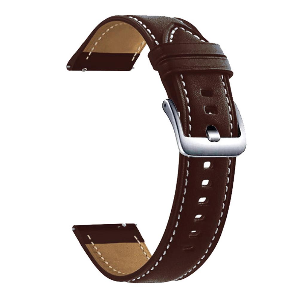 Kožený pásek pro Samsung Galaxy Watch 4/5 40mm 44mm Gear S3 S2 Watch5 Pro 45mm Galaxy 46mm Chytrý náramek Řemínek 20mm 22mm