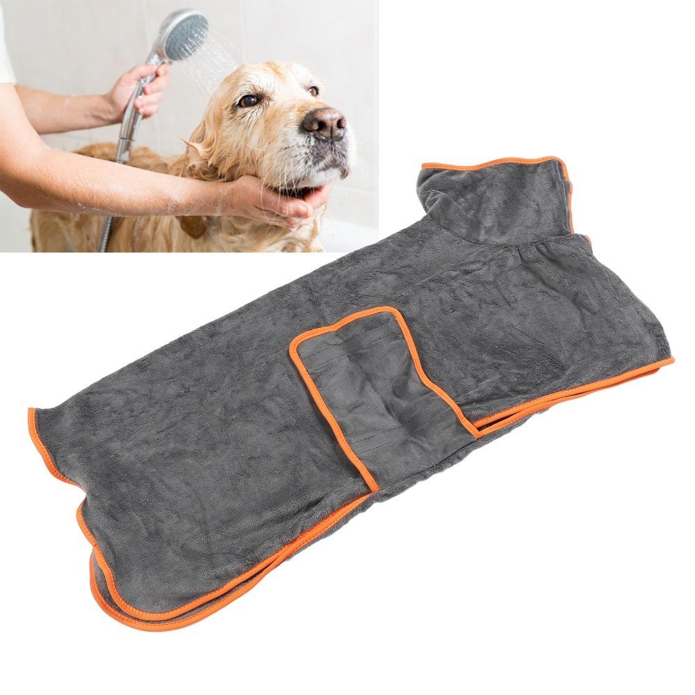 

Soft Dog Robe Super Absorbent Dog Towels Durable Dog Drying Coat Home Pool S