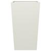 White Plant Pot 45 X 45 X 75 Cm Steel