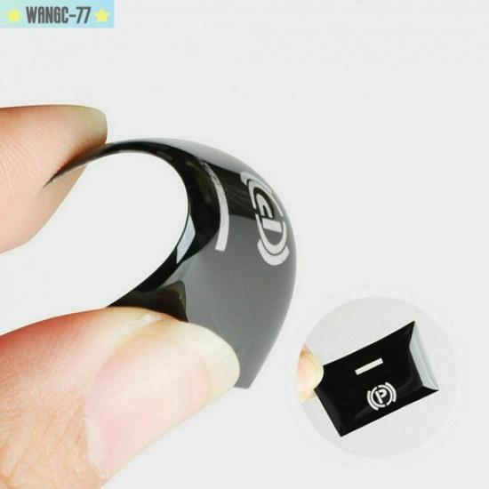 For Honda Accord 2018-21 10pcs Black Gear Shift Switch Button Guard Cover Decal