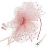 Chapeau Fascinator Vintage Élégant Magnifiques Accessoires de Cheveux Années 1920 Pince à Cheveux Coiffe de Mariée Dame