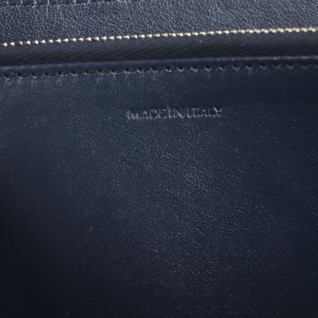 CELINE Purse Dark navy Grained calfskin Leather mens 10B553BEL Used