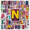 100 Old Digital Letter Stickers Personalized Retro DIY Decorative Water Cup Mobile Phone Case Manual Notebook Stickers