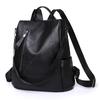 Backpack Soft Leather Texture New Women's Bag Large Capacity Leisure Splicing Shoulder Bag Anti-theft Travel Backpack