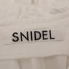 SNIDEL SWFB204070 7 Minutes Sleeve Volume Puff Blouse F White Women Used
