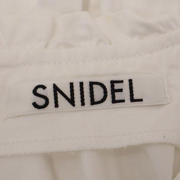 SNIDEL SWFB204070 7 Minutes Sleeve Volume Puff Blouse F White Women Used