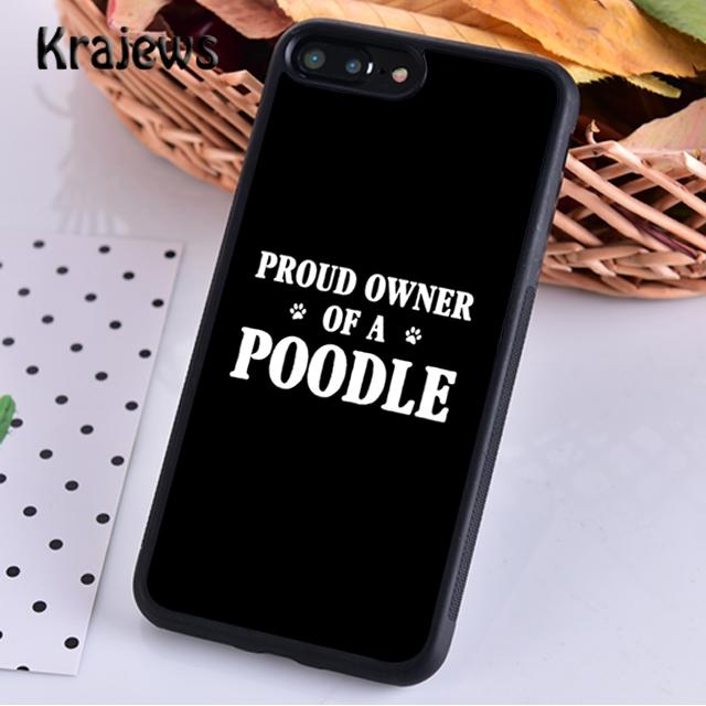 Funny Poodle Design Life Is Better With A Poodle Phone Case Cover For iPhone 17 Air 16 15 14 Plus 12 13 Pro Max