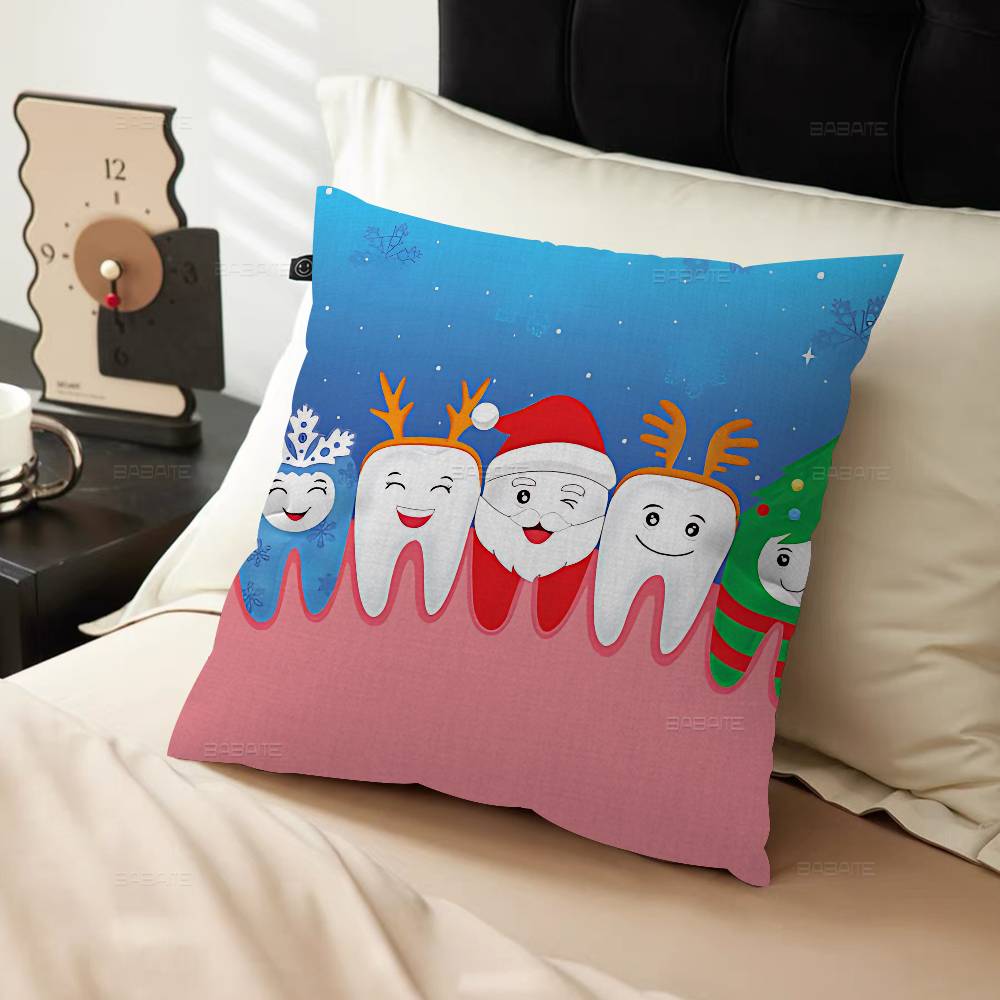 The Dentist Tooth Cute Pillow Cover Design Cushion Cover Decor Holiday Decorati