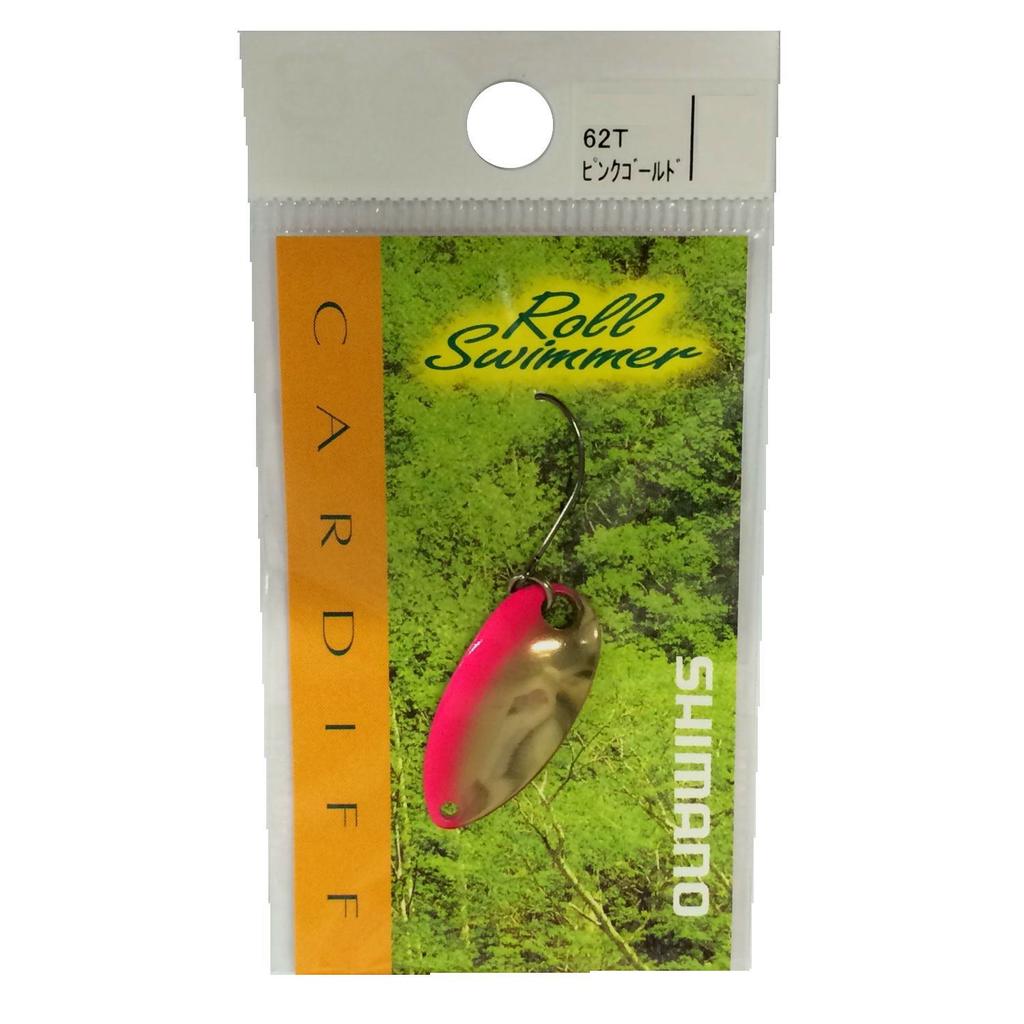 SHIMANO Spoon Cardiff Roll Swimmer 2.5g Pink Gold 62T TR-0017