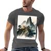 mountain watercolor TShirt Unisex t shirts for Unisex t shirt Unisex designer t shirts for Unisex cotton Tshirt
