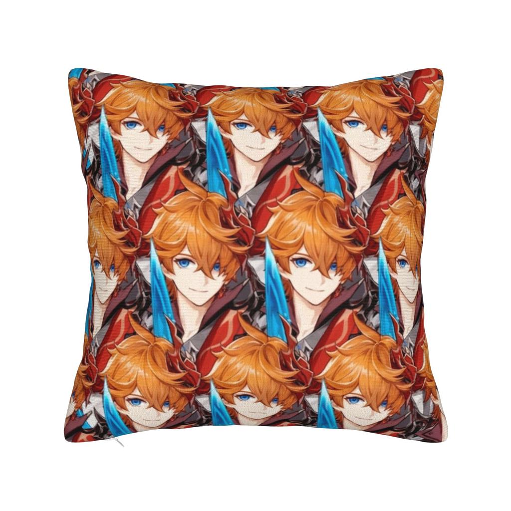 Gorou Genshin Impact Game Pillowcase Printed Cushion Cover Decorative  Throw Pillow Case Cover Living Room Zipper