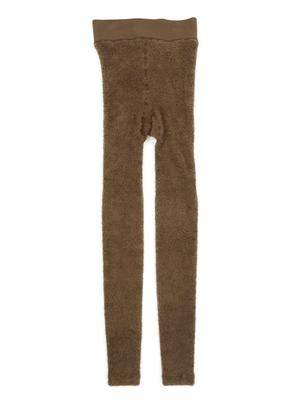 Gunze Compression Comfortable Fluffy Slimming Legs UCHI-COLLE Leggings, Stomach, Warm, Material,