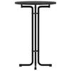 Vidaxl Dining Table, Black, Ø70X110 Cm