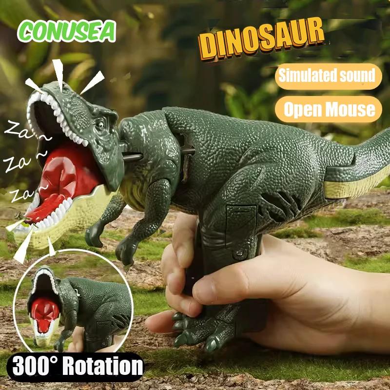 Toy Dinosaurs Gun Decompression Roaring Swing Zazaza Dinosaur Toys for Boys Fidget Toys Creative Telescopic High Quality Gifts for Kids