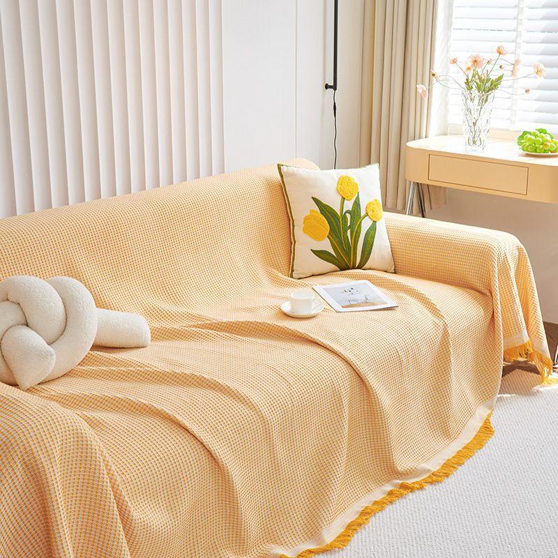 Geometry Couch Cover for Pet Dogs Cat Chenille Sofa Cover Sofa Towel Mat Anti Slip Sofa Protective Cover Blanket Carpet